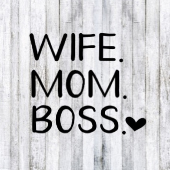 Wife. Mom. Boss. Sticker Decal for yeti cup - Picture 2 of 3